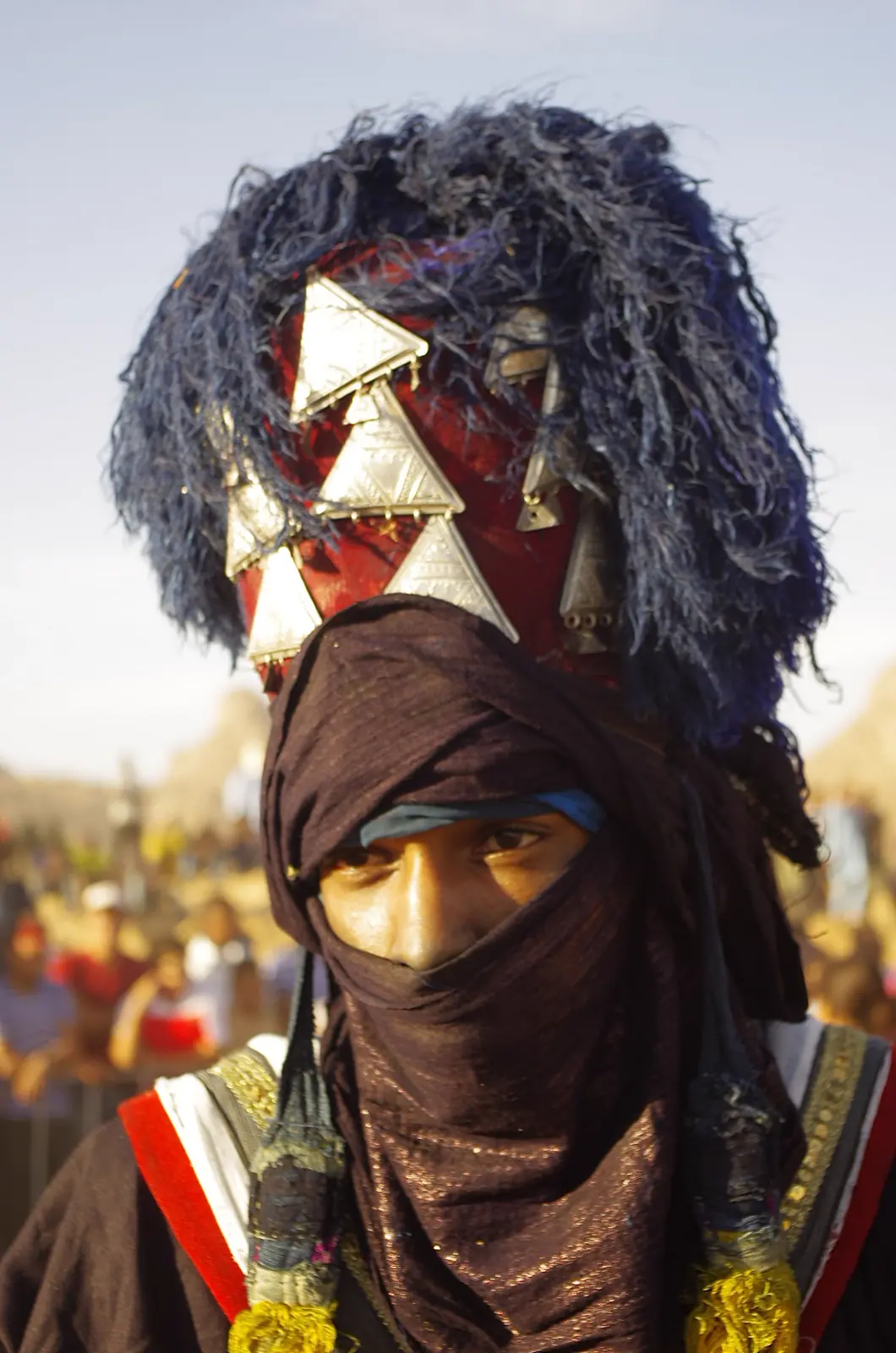 Portrait touareg pendant la Sebeïba