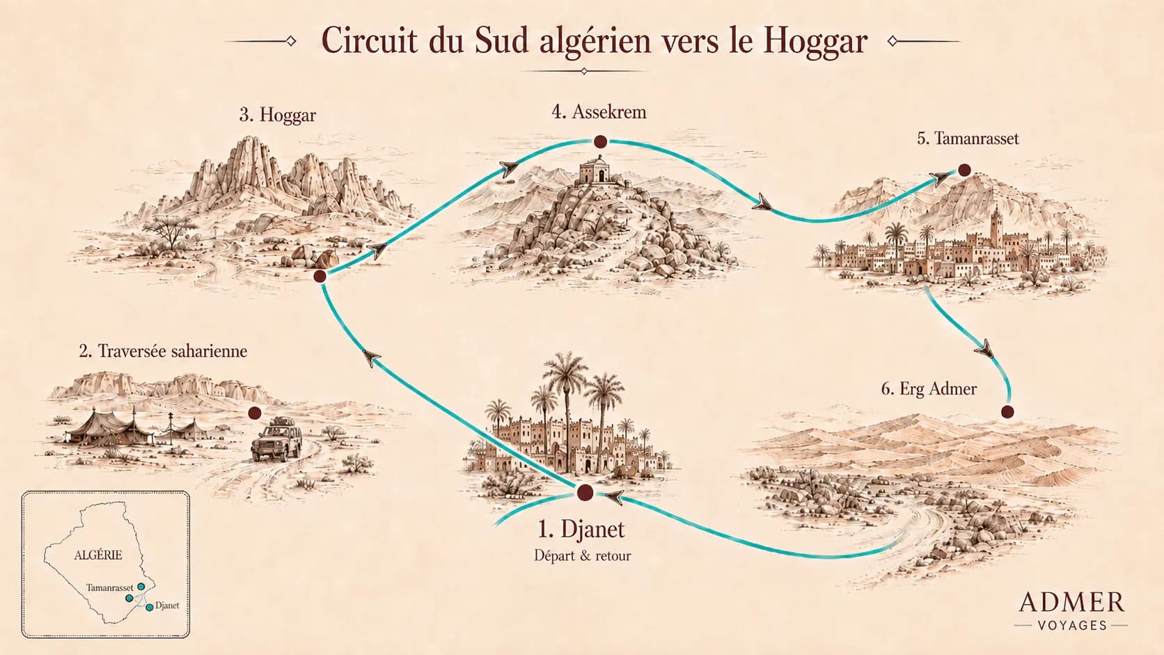 La longue boucle du Sud